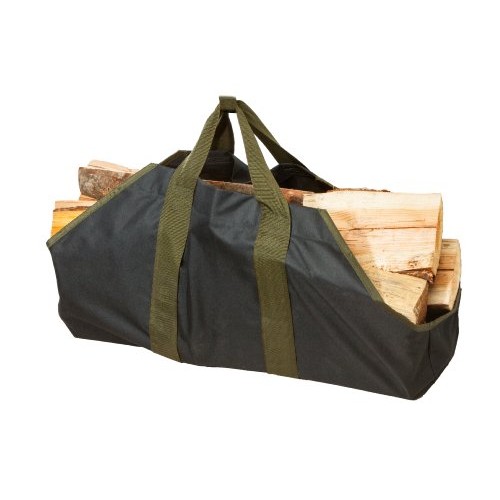 Heavy Duty Canvas Firewood Log Tote By SC Lifestyle - B00I50OSSM